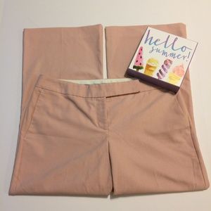 Express Capris Ladies Size 6 EDITOR Cropped Pink